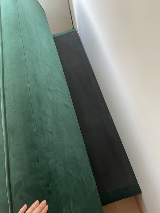 Sofá-cama de veludo