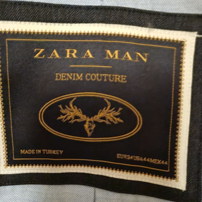 Marynarka męska Zara, grafitowa, slim fit r.54