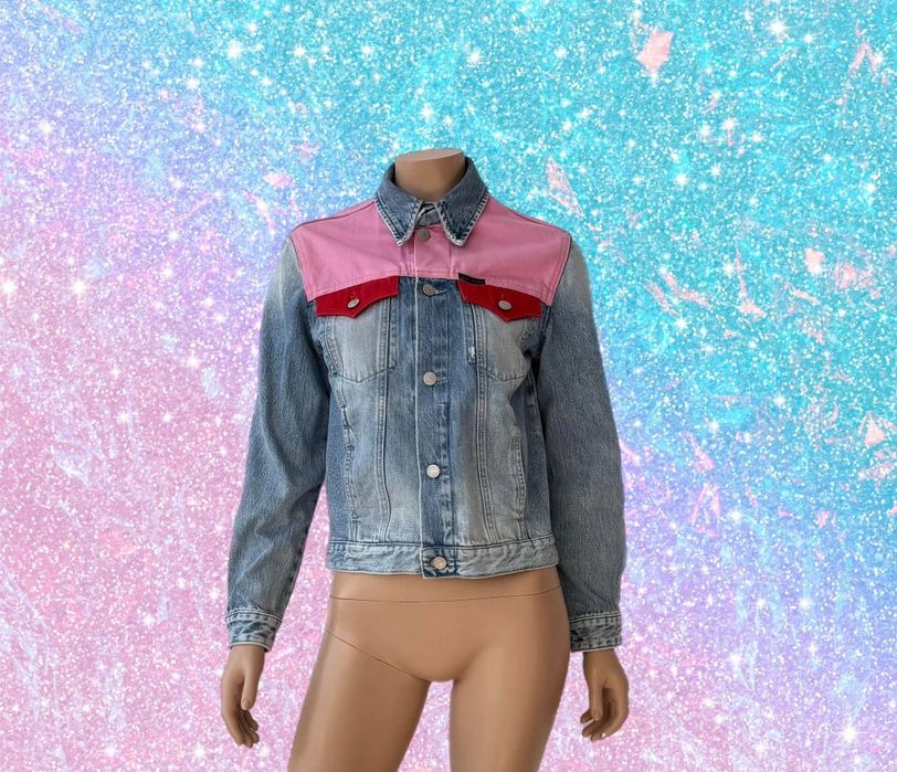 Calvin Klein jeansowa kurtka damska S