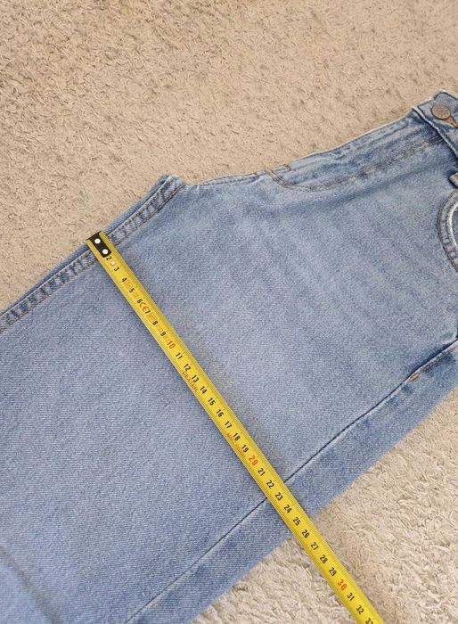spodnie jeans bershka rozm 34 jasno niebieskie