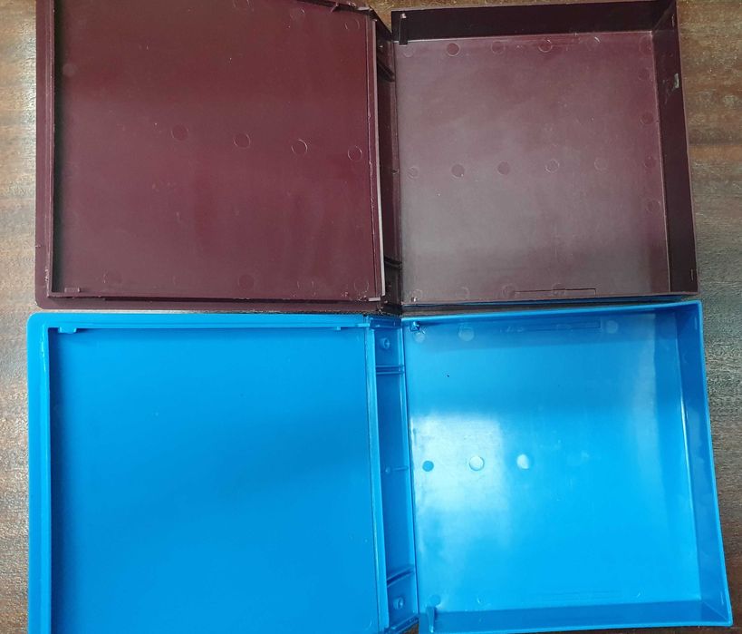 Caixas vintage para arquivo de disquetes de 5.25 (5 1/4) polegadas