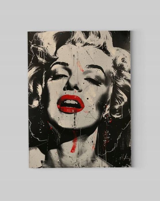 Obraz na płótnie Marilyn Monroe 90x120 cm – Pop Art w Twoim Wnętrzu
