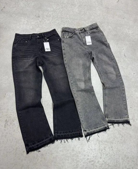 Джинсы Zara flared jeans клеш | зара фларед ХС