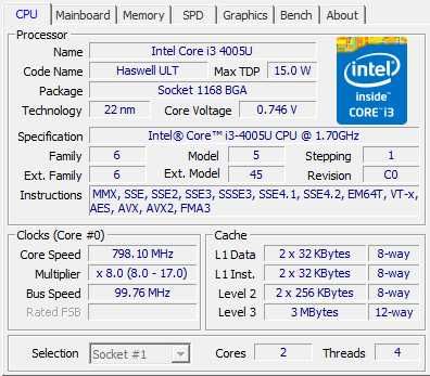 Dell Inspirion 3542 i3-4005U 240GB SSD/4GB RAM / Wind 11