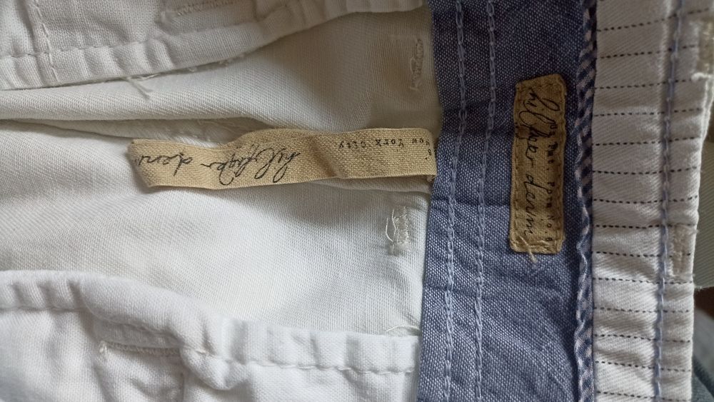 Męskie bawełniane jasne spodnie Tommy Hilfiger rozmiar 32/32