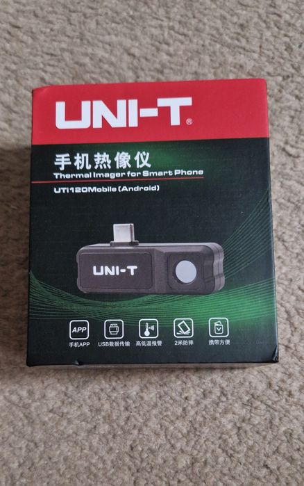 Kamera termowizyjna pirometr UNI-T usb C telefon smartfon na prezent e