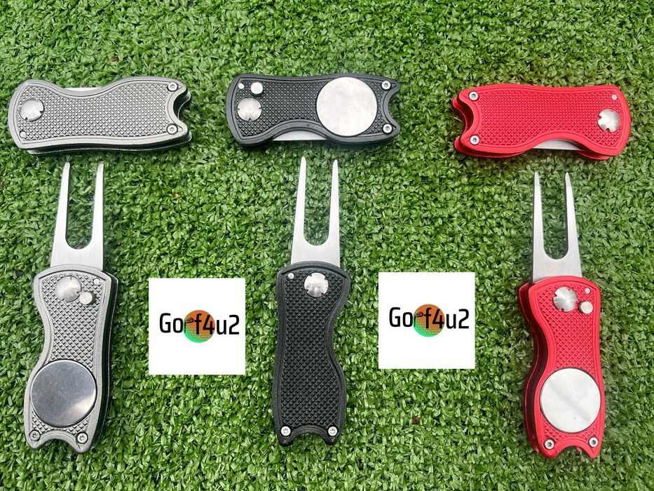 Znacznik do naprawy divotów z markerem – zadbaj o green z klasą czarny