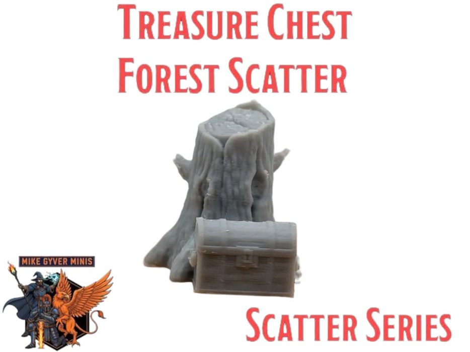Baú do Tesouro D&D - Miniatura Floresta