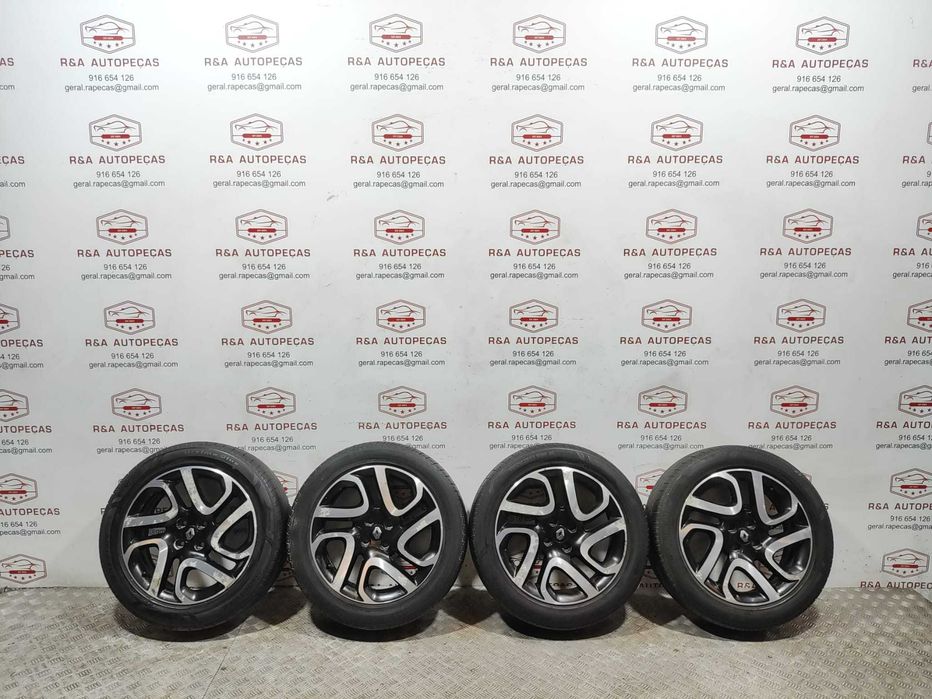 Conjunto Jantes R17 Renault Captur MK1 J87 2013 a 2019 Original