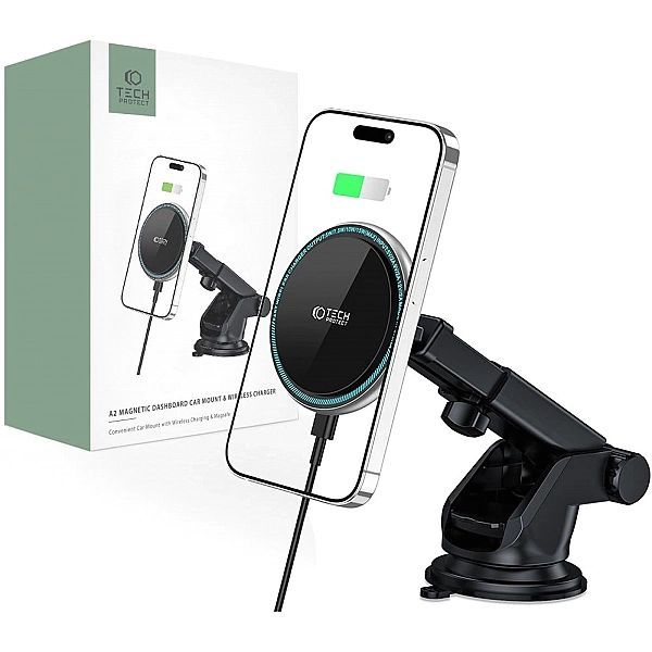 Uchwyt Tech-Protect A2 samochodowy na telefon z ładowarką indukcyjną M