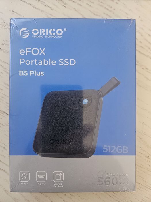 Orico B5 Plus SSD 512gb, швидкісний зовнішній SSD