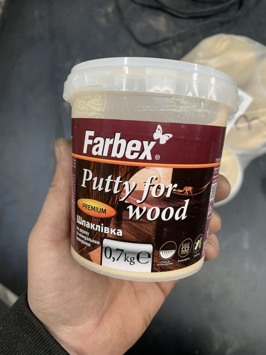 Шпаклівка по дереву та мінеральним поверхням ясен