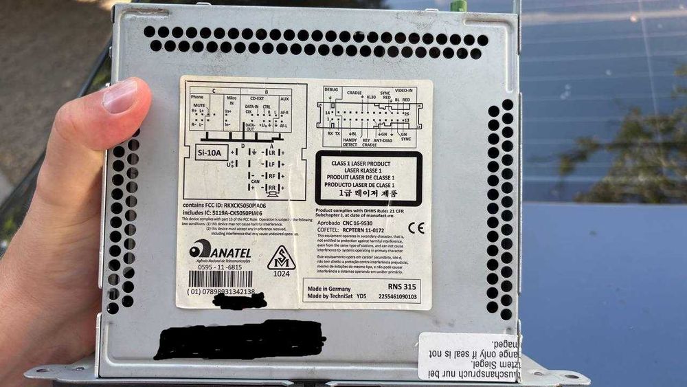 Продам магнітолу RNS315 (З Bluetooth) для VW Passat b6, b7, Golf
