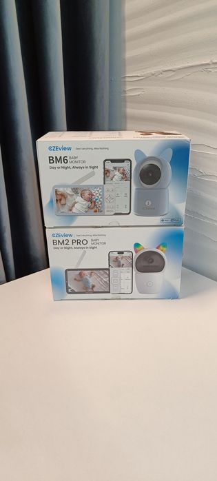CZEview BM 2PRO відеоняня, 2K, WiFi, звук, Рух, нічне бач. нічник.НОВА