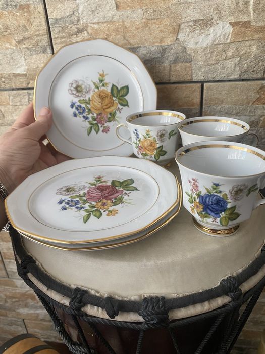 Antyk porcelana Winterling 3 szt