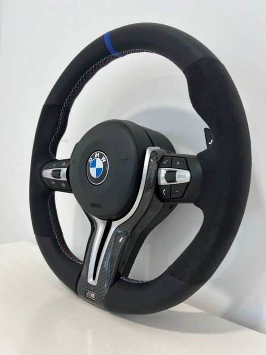 Volante Alcântara Pack M com patilhas Bmw F20/ F30 / F31