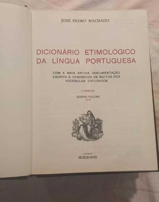 Dicionário Etimológico da Língua Portuguesa 3ª Edição