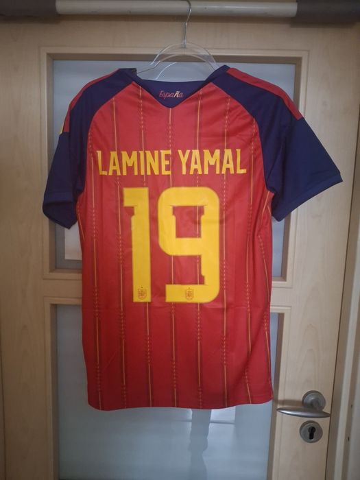 Koszulka piłkarska lamine yamal Hiszpania mistrzostwa świata 2026