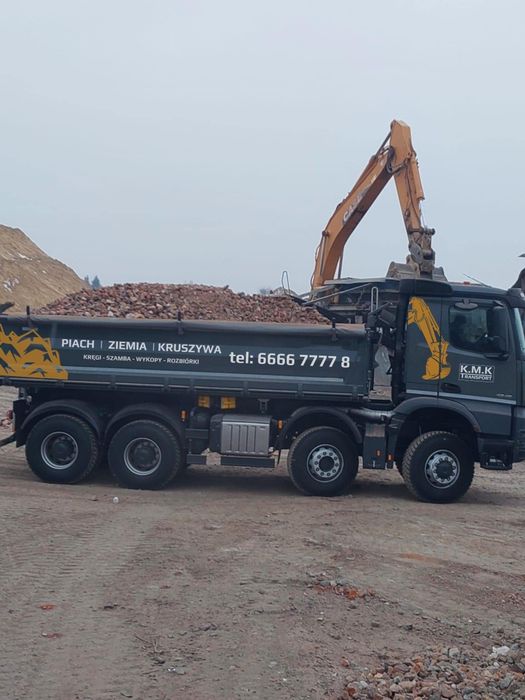 Usługi koparką , ładowarką/wywrotką / materiały sypkie