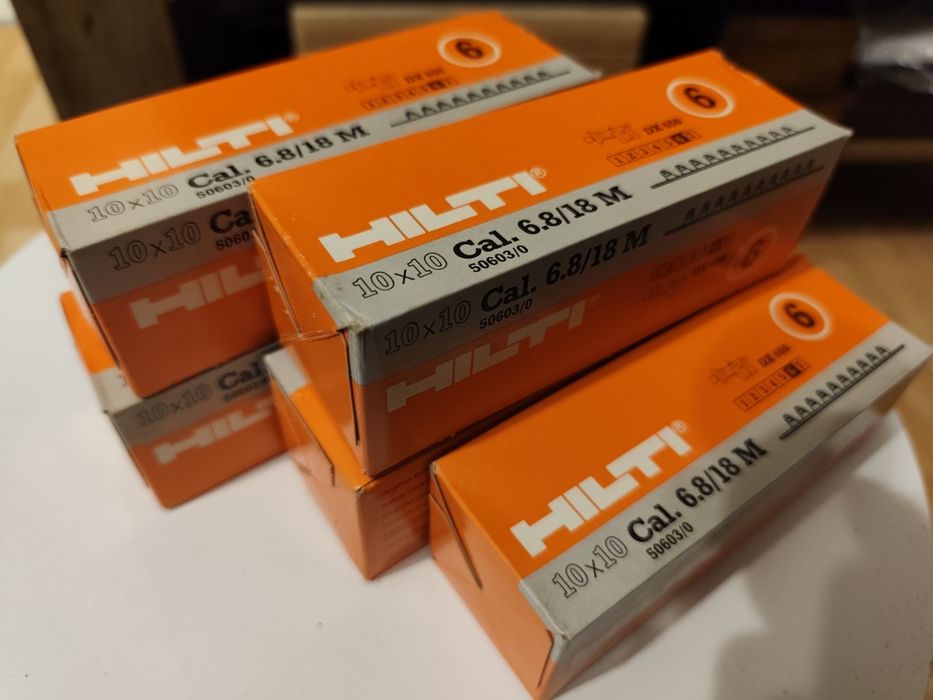 Naboje hilti do osadzaka/posadzkowe 6.8/18 M 500 szt budowa remont