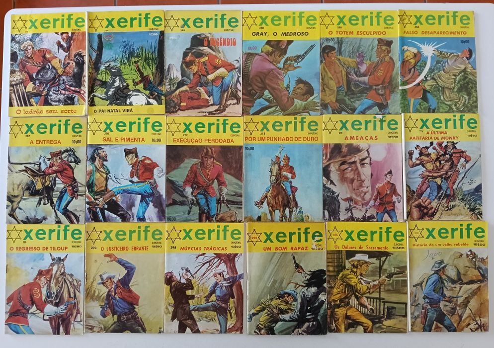 44  livros da Coleção Xerife