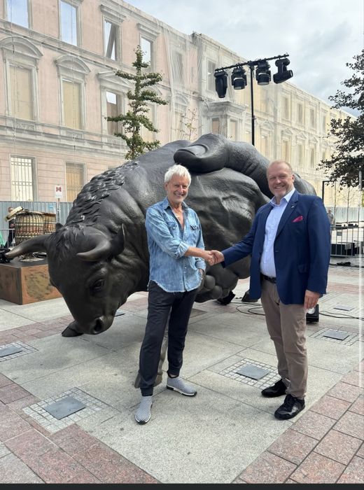 Obraz Rafał Olbiński. "Europa Zjednoczona" 2024