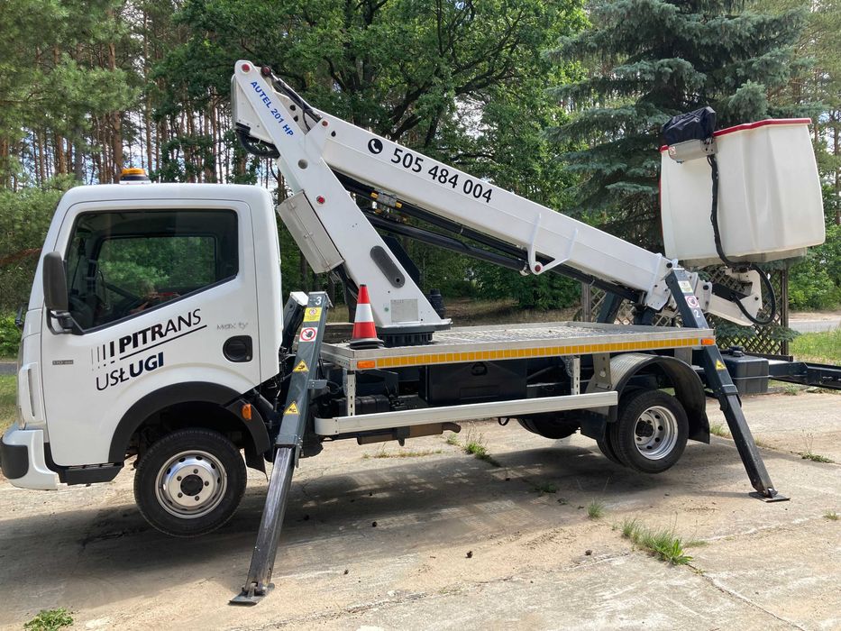 Podnośnik koszowy 22m. i 25m., zwyżka, wynajem,przycinka drzew