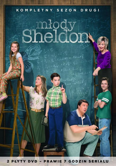 Młody Sheldon. Sezon 2, 2 DVD. Galapagos. Nowy Produkt