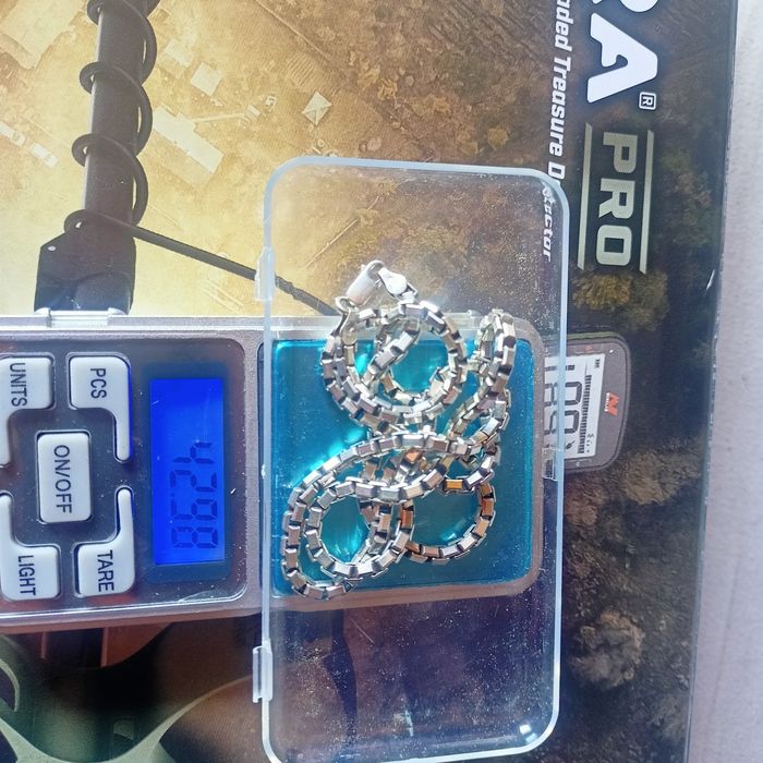 Srebrny łańcuszek 43 g Pr. 925