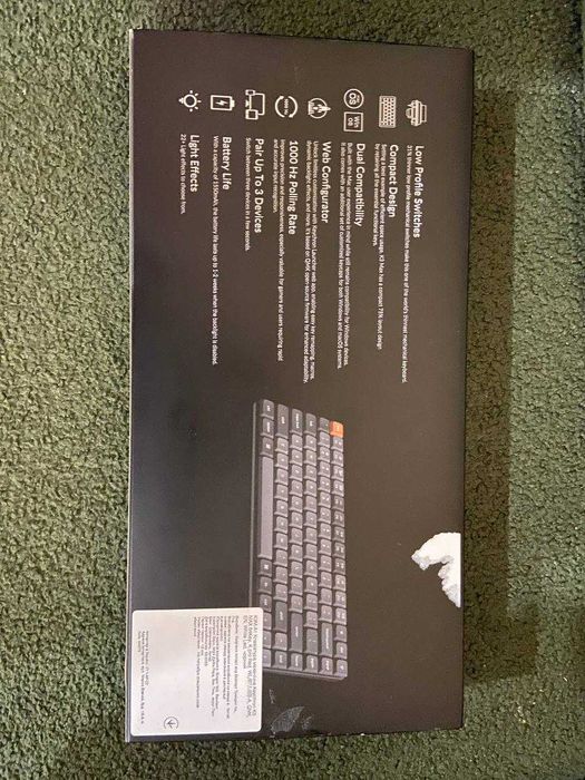 Клавіатура Keychron K3 Max 84Key, Gateron MX 2.0 Red, QMK, EN/UKR