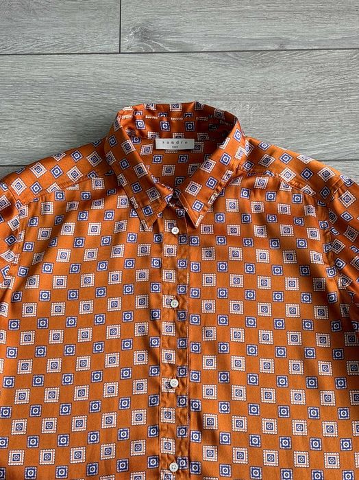 Sandro Paris Сандро Париж S С Розмір Брендова Сорочка Рубашка Оригінал