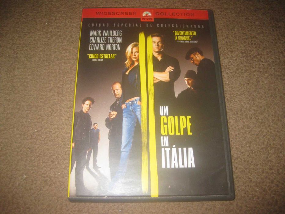 DVD "Um Golpe em Itália" com Mark Wahlberg
