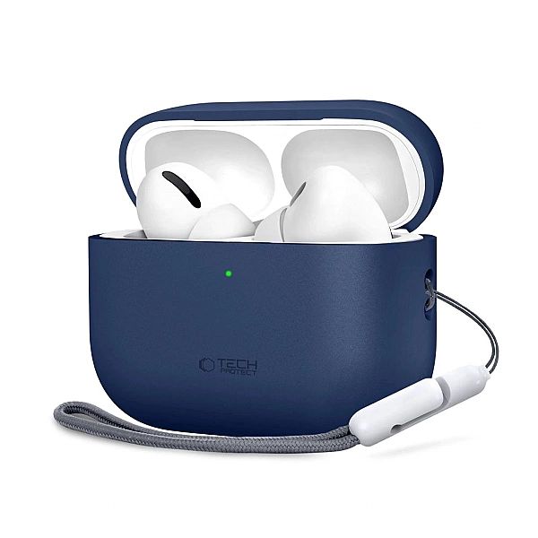 Etui Tech-Protect Silicone na AirPods Pro 3 - granatowe