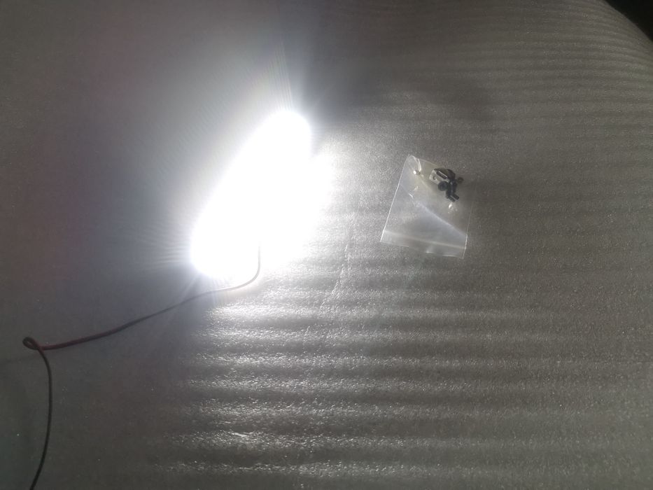 Faróis focos luzes tejadilho barra de LED's 6V para RC Crawlers e Jipe