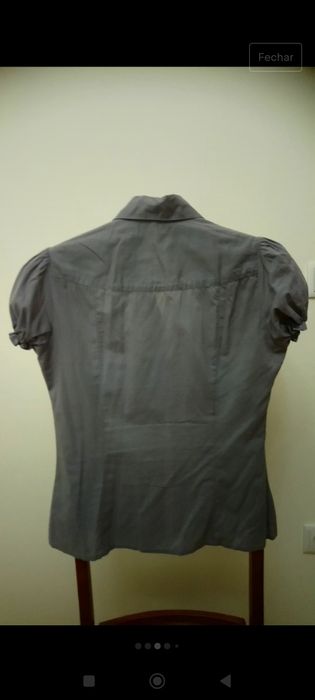 Blusa cinza da Benetton