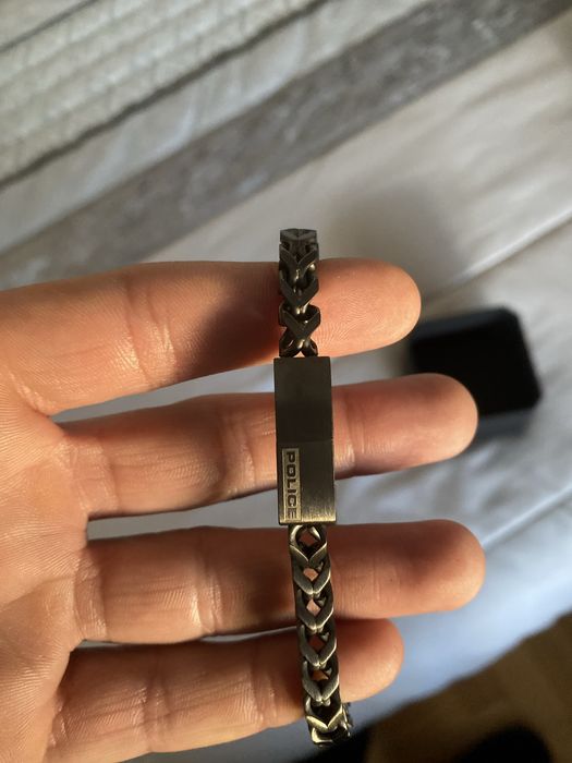Pulseira police cinza