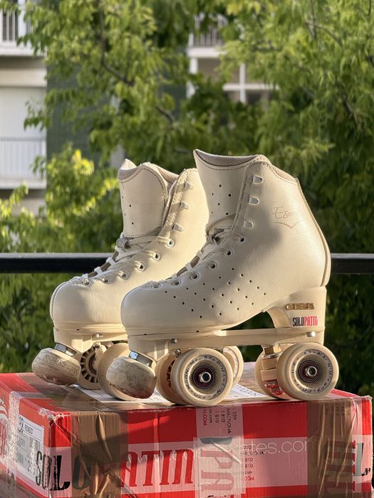 Patins Patinagem Artística Edea Esordio 215 + Roll-Line Mirage e Rodas Magnum