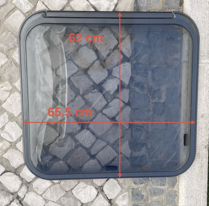 Janela nova de Acrilico duplo para autocaravana