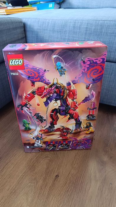 Kurier 0 PLN, LEGO NINJAGO Smok chaosu Kiełogrzmot 71832