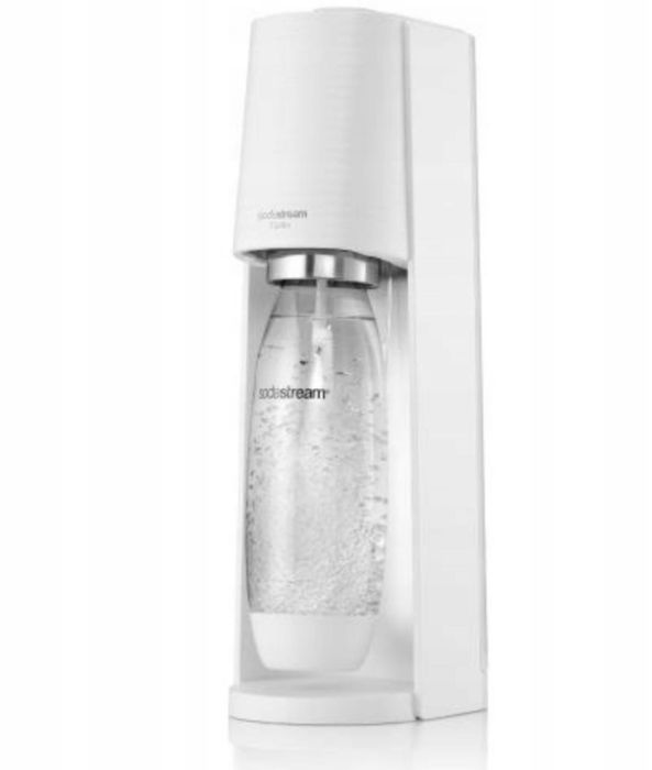 SODASTREAM SATURATOR do gazowania wody + 3 butelki BIAŁY