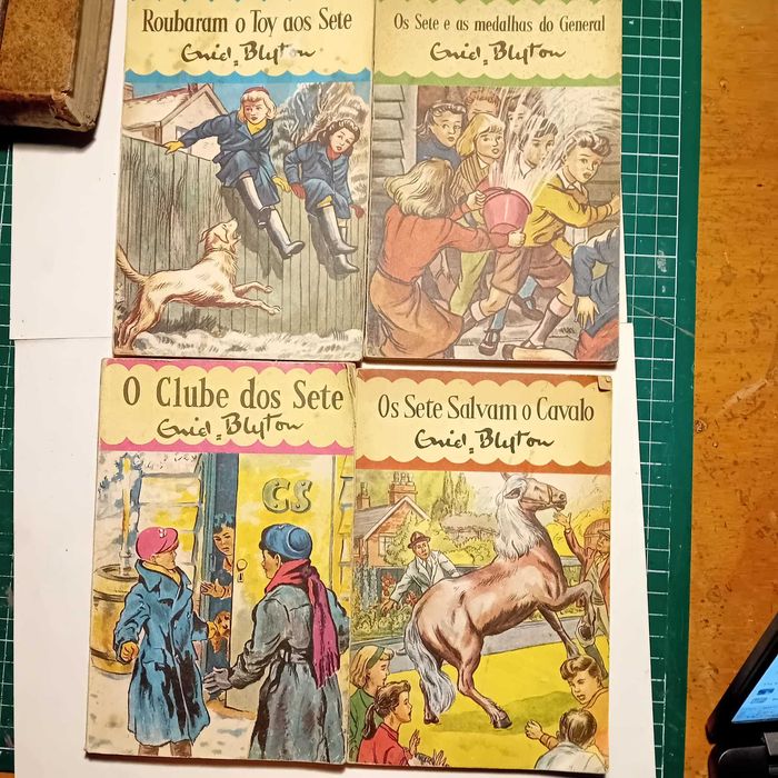 Coleção "Os Sete", Enid Blyton (13 vol.)
Vol. 2 e 9 em falta.