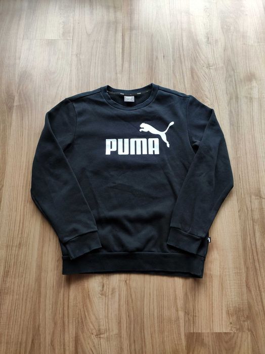 Bluza Puma czarna męska crewneck r. S