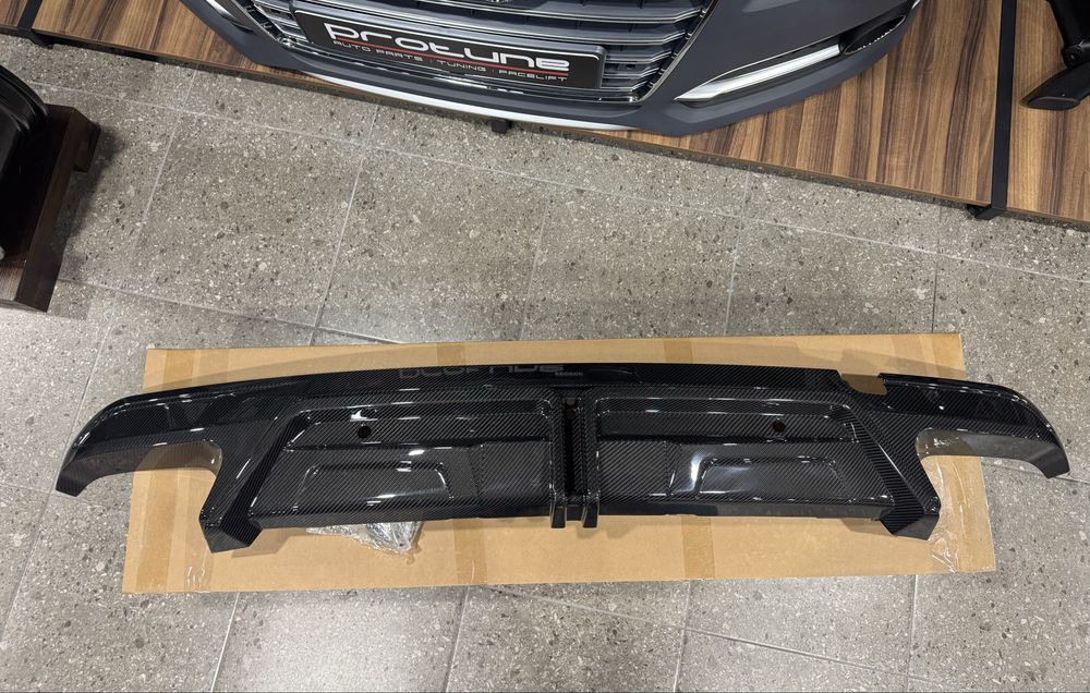 Карбоновый диффузор Bmw X5M F95 LCI