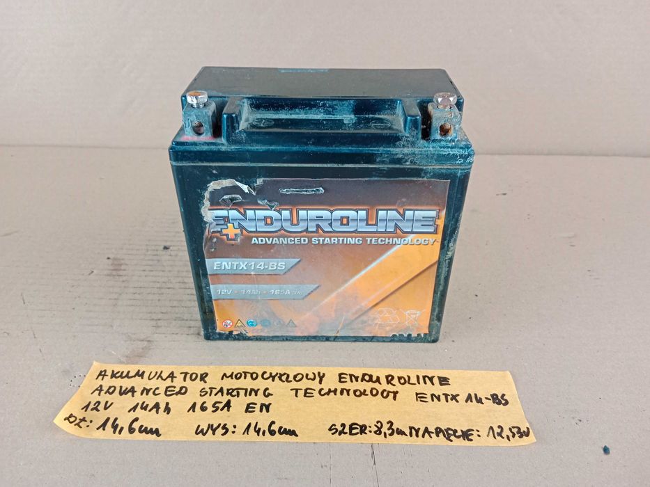 Akumulator Motocyklowy ENDUROLINE ADVANCED ENTX14-BS 12V 14Ah 165A EN