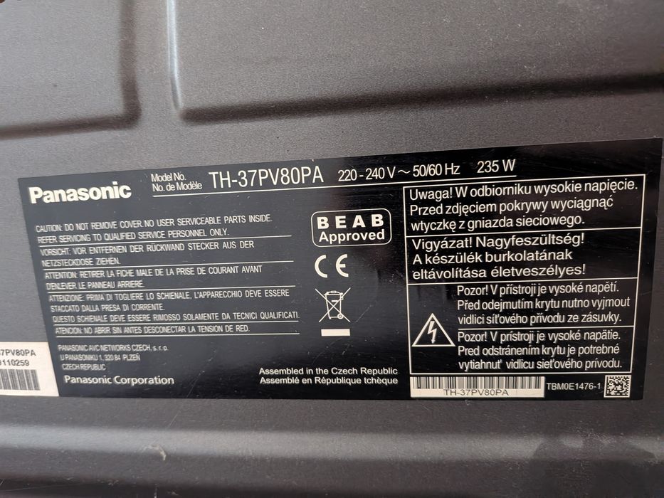 Telewizor Panasonic 37 cali