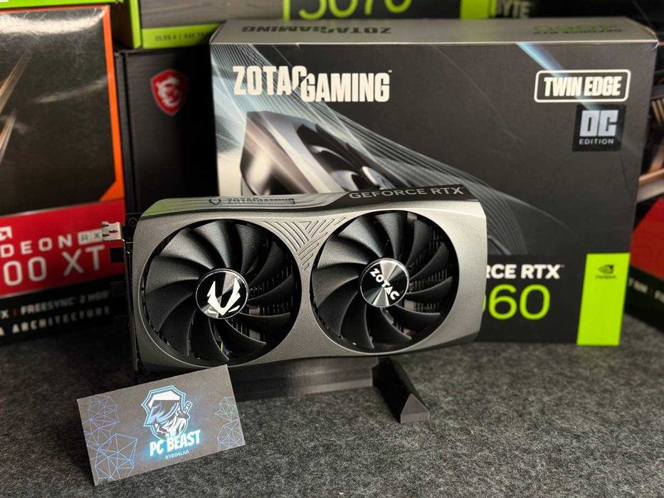 Відеокарта ZOTAC RTX 4060 Twin Edge OC 8GB GDDR6 | МАГАЗИН | Гарантія 90 днів
