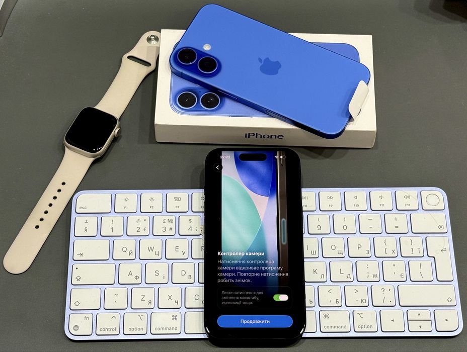 iPhone 16 128GB Black без блокувань (АКБ 100% 11 циклів)