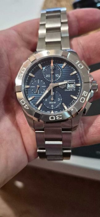 Tag Heuer Aquaracer 300m, piękny niebieska tarcza!