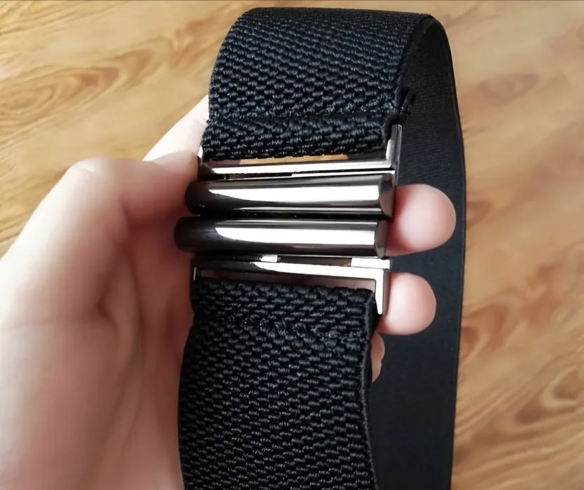 Pasek elastyczny czarny