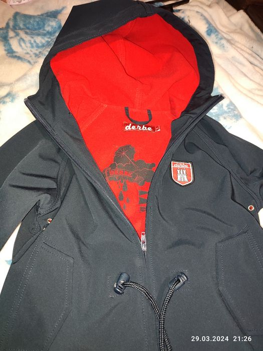 Куртка парка, софтшелл, на рост 140